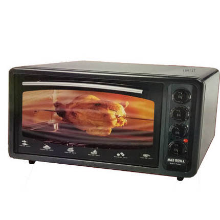 Електрична духовка Asel Turbo ( Max - Grill ) 40 літрів, з грилем і конвекцією підсвічуванням, фото 2