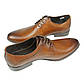 Чоловічі шкіряні туфлі Tapi A-6010/P11 Brazowy в світло-коричневому кольорі, фото 6