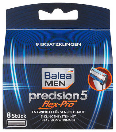 Змінні касети Balea Men Precision5 Flex-PRO 8 шт., фото 1