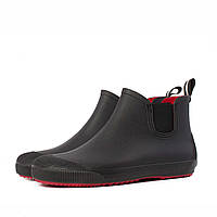 Чоловічі гумові черевики Nordman Beat чорні з червоною підошвою 43 (275мм)