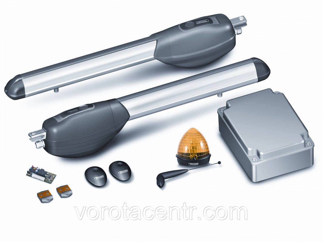 Комплект безщіточного електроприводу для розпашних воріт Roger KIT BR20/310