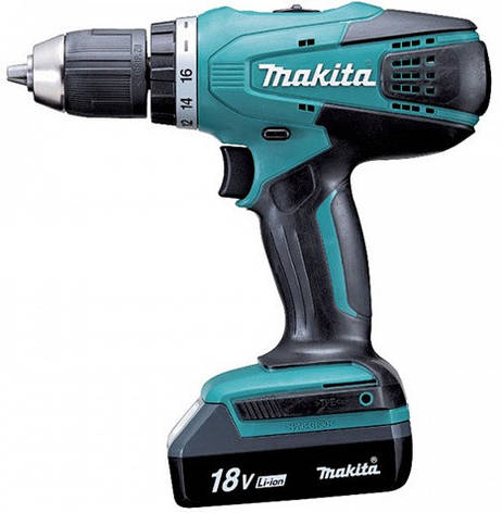 Акумуляторна дриль-шуруповерт Makita DF457DWE, фото 1