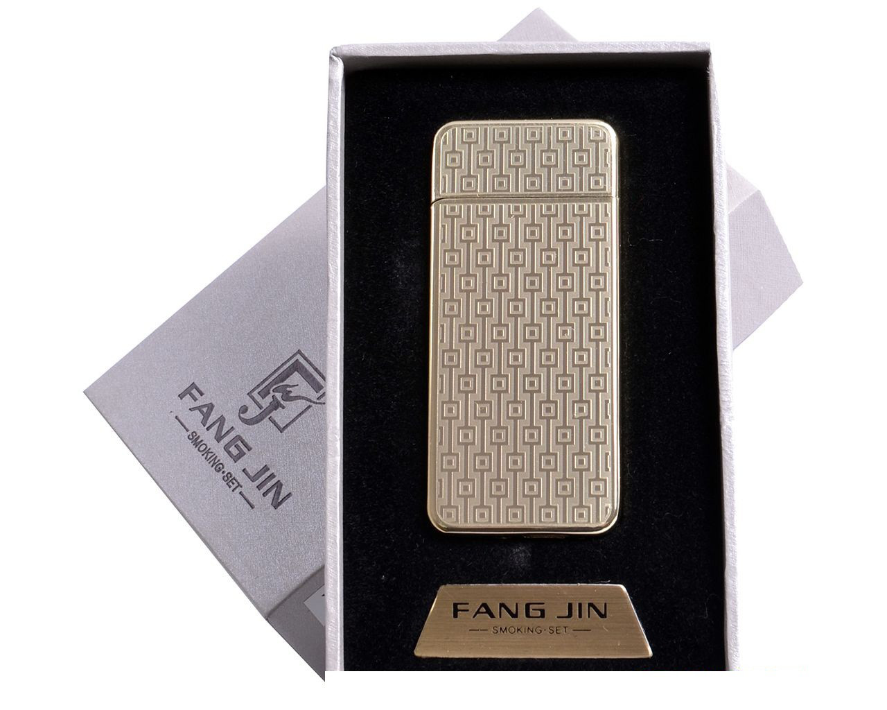 USB запальничка в подарунковій упаковці "Абстракція" (спіраль розжарювання)