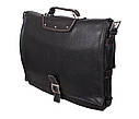 Чоловічий портфель зі штучної шкіри 303059 чорний, фото 3