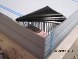 Неіржавкий лист 0,8х1250х2500 мм, AISI 430(12Х17), 4N+PVC
