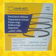 Кільця поршневі МАР-МЕТ (Польща) для двигуна ММЗ Д-240-1004060 4к (110 мм)