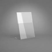 Цінникотримач ПВХ 0,6 мм L-подібний цінник 60*40 не ломаеться і не тріскається