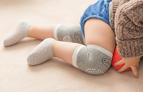 Антиковзні наколінники для повзання Сірі (01099)