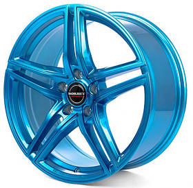 Диски Borbet XRT колір Candy Blue параметри 8.5Jx 19" 5 x 120 ET 35