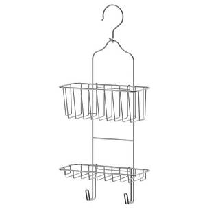 ИММЕЛЬН Вешалка для душа, 2 уровня, оцинкованный, 24x53 см 30252633 IKEA, ИКЕА, IMMELN, фото 2