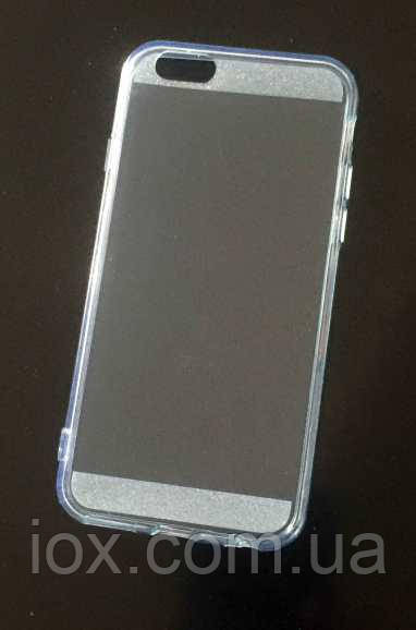 Блакитний чохол з обідками для Iphone 6/6s