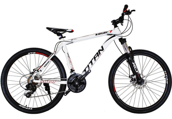 Гірський велосипед Titan Solar 29" - 21 швидкість, алюмінієва рама, обладнання Shimano, фото 1