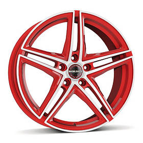 Диски Borbet XRT колір Racetrack Red Polished параметри 8Jx 17" 5 x 112 ET 45