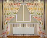 Тюль дитячий "Зірки" кольоровий у кімнату дівчинки, хлопчика, фатинова сіточка, висота 2,9 м, фото 10