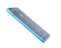 Голубой комбинированный чехол-бампер для Iphone 6/6S