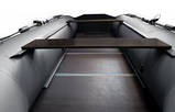 Ліктрос-лікпаз - Комплект кріплення рухомого сидіння для човни ПВХ, колір рейки сірий + клей, фото 4