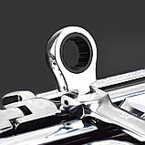 Професійний набір комбінованих тріскачкових ключів із карданом 12 пр. Spectr N12, фото 4