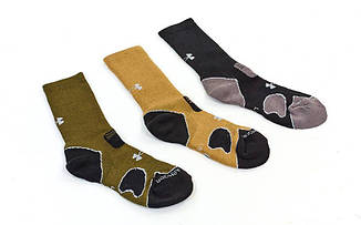 Трекінгові шкарпетки Under Armour колір хакі, фото 3