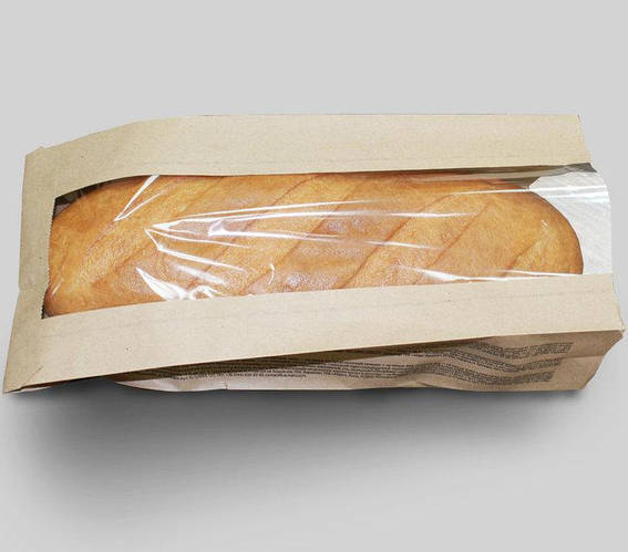 Купить Пакет бумажный с боковой складкой 29х10х4 см., 40 г/м2, 1000 шт ...