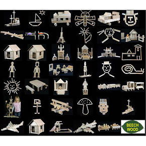 Дерев'яний конструктор Walachia Фантазія, фото 2