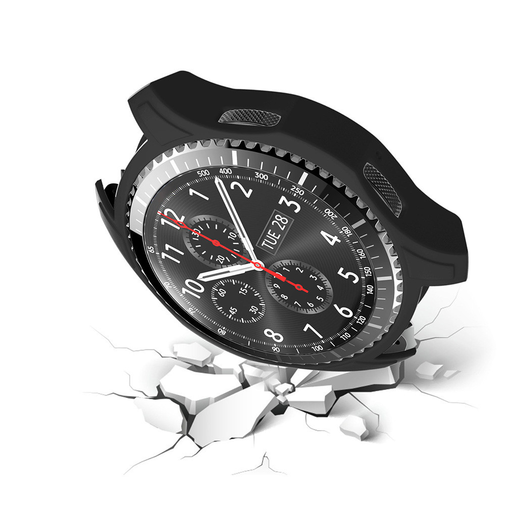 Силіконовий захисний корпус Primo для годин Samsung Gear S3 Frontier (SM-R760) - Black