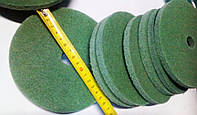 Шлифовальный диск полировальный 150*20*22 пенистый абразив Р240 мелкозернистый зеленый