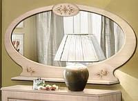 Зеркало для спальни навесное овальное Василиса Береза