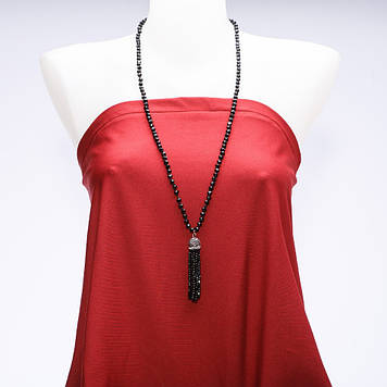 Намиста довгі "Аніта" "Агат" (ім.) чеське скло, бісер L- 70см