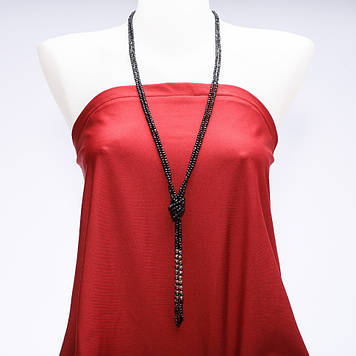 Намиста довгі "Маргарита" "Агат" (ім.) чеське скло, бісер L- 70см