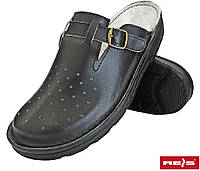 Медицинская мужская черная обувь REIS Польша BMRKLADZ