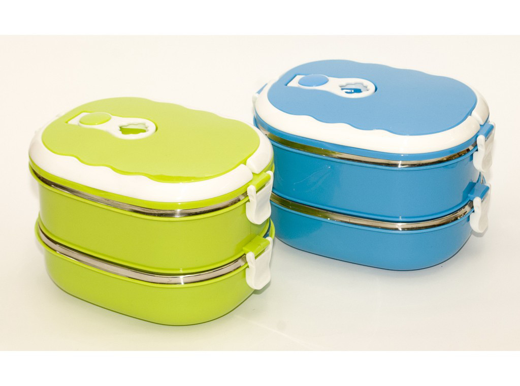 T96 Ланч бокс 1,8 л, 2 відділення для їжі, ланч бокс з контейнерами