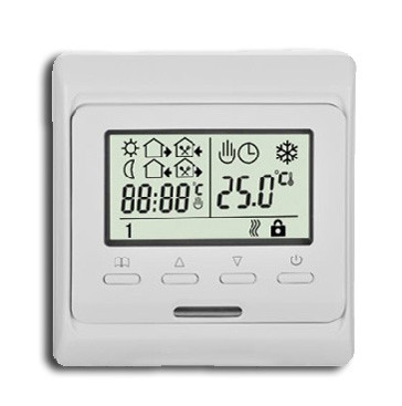 Термостат IN-THERM E51 (RTC 80) (MENRED, Китай) тижневий програмований, для теплих підлог, систем опалення.