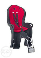 Дитяче крісло велокрісло Hamax Kiss чорно-червоне