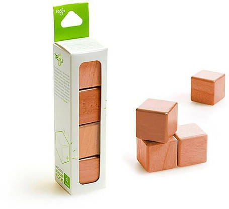 Конструктор Tegu Кубики Червоне дерево, фото 1