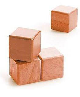 Конструктор Tegu Кубики Червоне дерево, фото 2