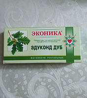 Свічки Еконіка Едуконд Дуб жарознижувальні, у разі геморою 3 пачки по 10 штук