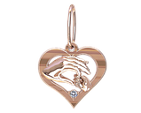 Підвіска - кулон срібна Материнське кохання, фото 2