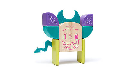 Магнітний конструктор Tegu Монстр Піп, фото 1