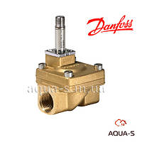 Клапан электромагнитный Danfoss EV220A 1/2'' (kv 1,6 м3/ч NC) с сервоприводом 042U4014