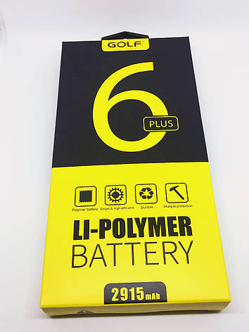 Акумулятор GOLF Apple iPhone 6 Plus 2915mAh, фото 2