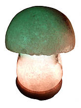 Соляний світильник Гриб 3-4 кг. Біла,кольорова лампочка