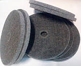 Піна коло полірового 150*20*22 сірий неткане волокно абразив Р180, фото 2