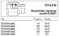 Внутрішня зовнішня різь G (BSP), 7C14 810