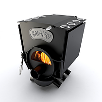 Канадська опалювальна піч "Calgary lux" со стеклом