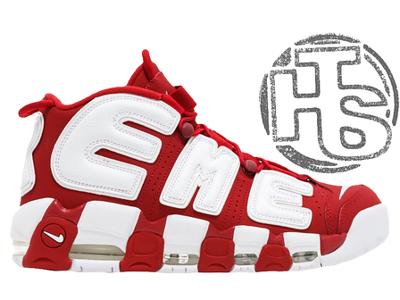 Чоловічі кросівки Nike Air More Uptempo x Supreme Suptempo Red 902290-600, фото 1