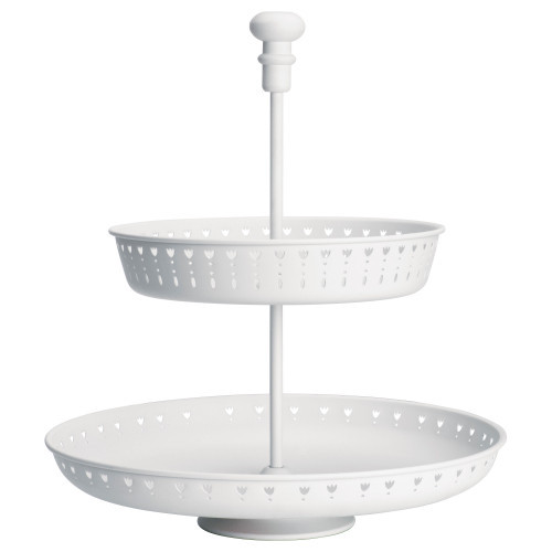 Сервірувальна підставка, 2 яруси, білий, 102.587.68, IKEA, ІКЕА, GARNERA