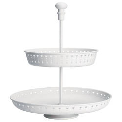 Сервірувальна підставка, 2 яруси, білий, 102.587.68, IKEA, ІКЕА, GARNERA
