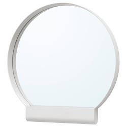 Дзеркало, білий, 45x46 см, 703.461.02, IKEA, ІКЕА, YPPERLIG