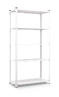 Полочный стеллаж 1840х950х440, 5 металлических полок