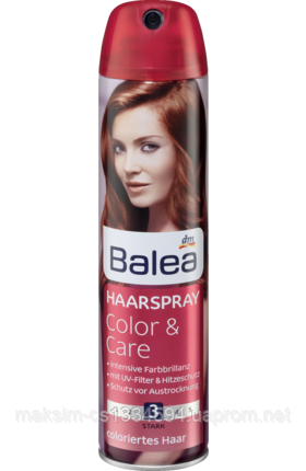 Німецький лак для волосся Balea Color&Care 3 300 мл